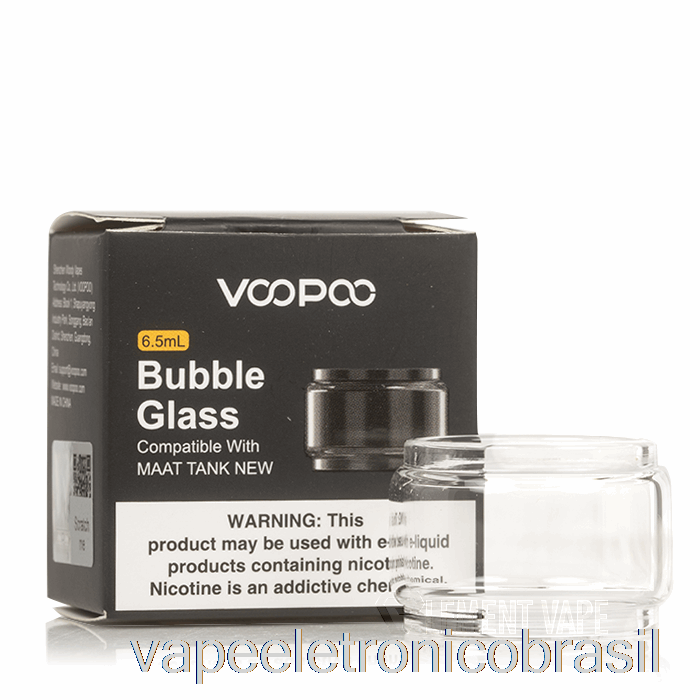 Vape Recarregável Voopoo Maat Vidro De Substituição 6,5ml Vidro Bolha